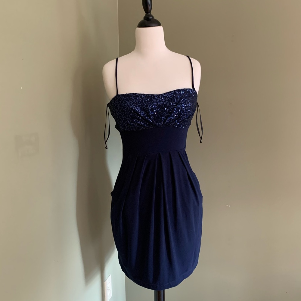 Blue dress